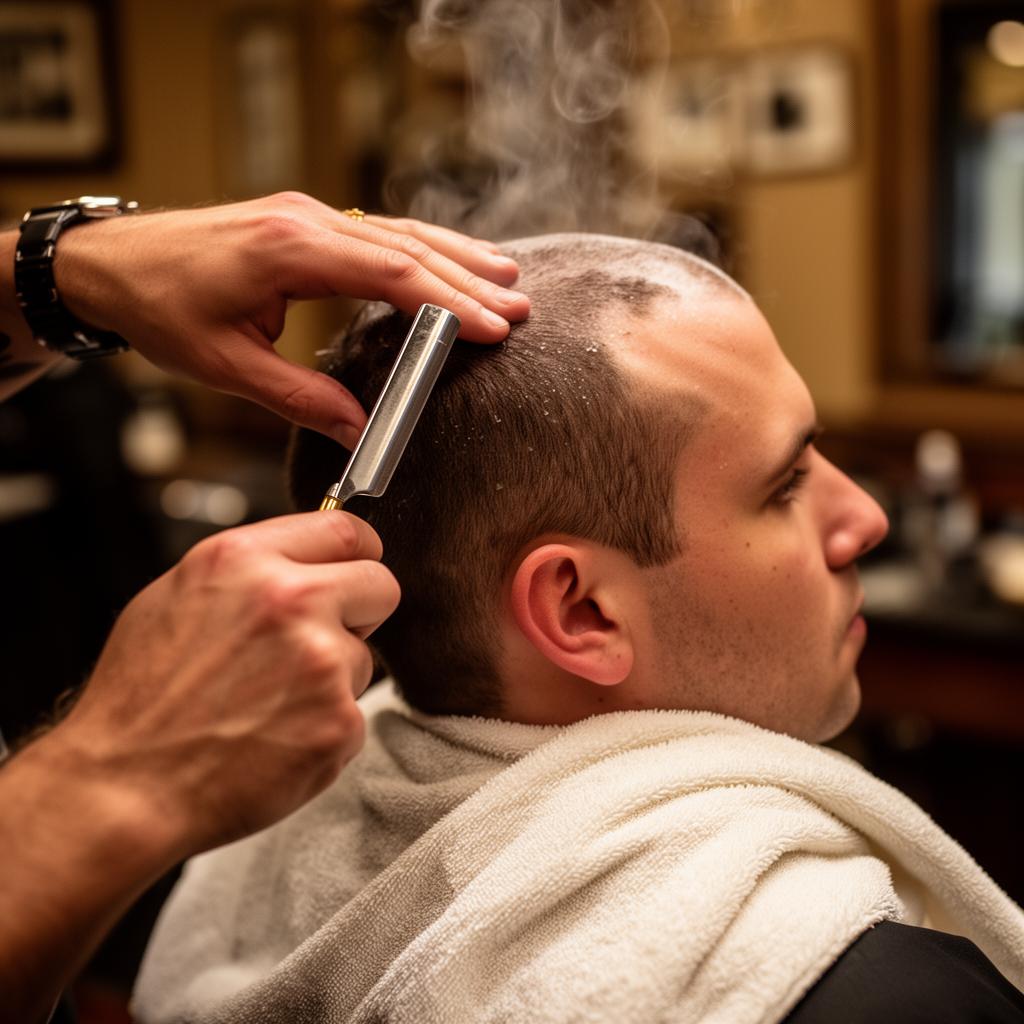Zak's Head Shave