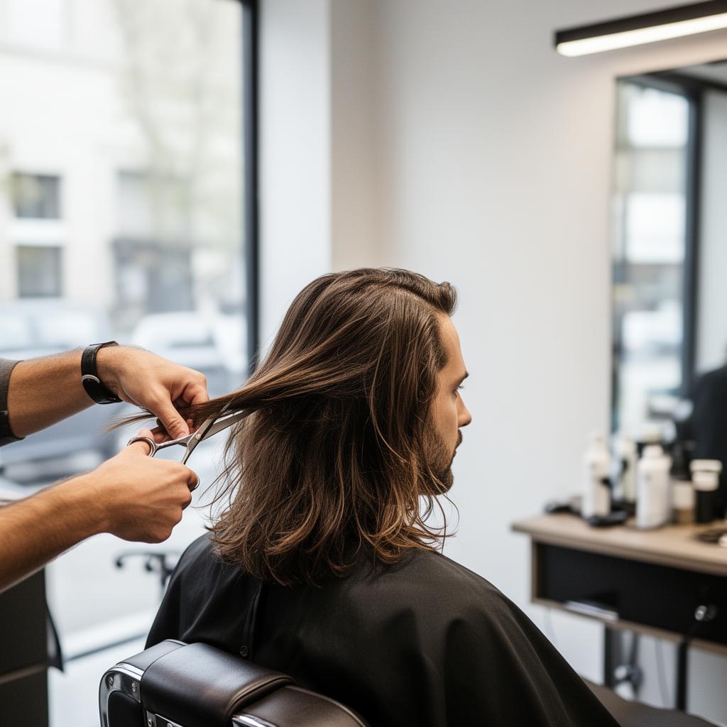 Men's Long Haircut